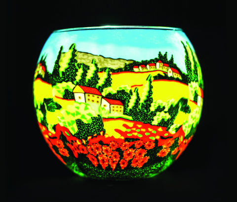 POPPY FIELDS LIGHT GLASS