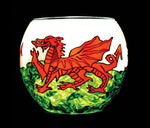 WELSH DRAGON LIGHT GLASS