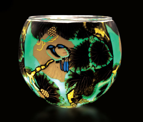 LOVE BIRDS LIGHT GLASS