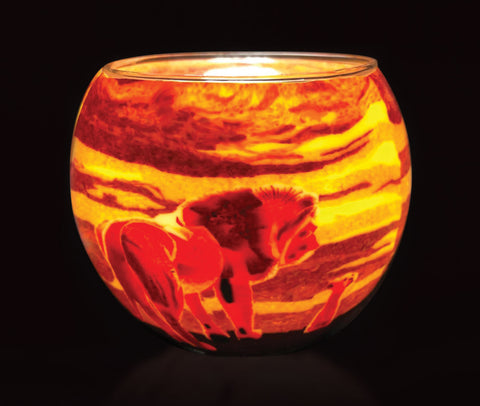 LION & CUB  LIGHT GLASS