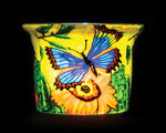 BUTTERFLY BEAUTY LIGHT GLASS VOTIVE