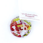 AUGUST BIRTHSTONE GLOBE 6CM