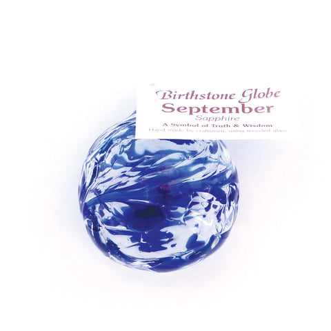 SEPTEMBER BIRTHSTONE GLOBE 6CM