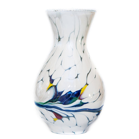 BUD VASE 15CM WHITE