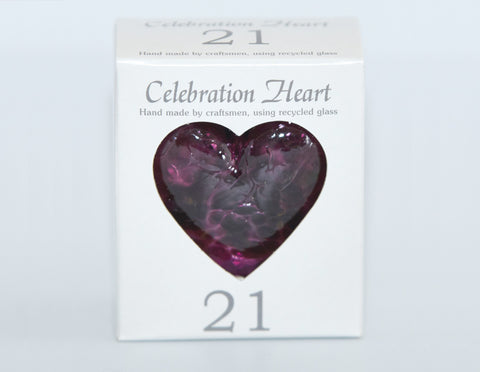 21 CELEBRATION HEART 7CM