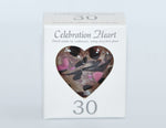 30 CELEBRATION HEART 7CM