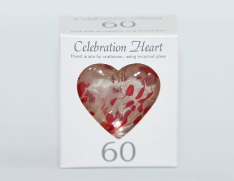 60 CELEBRATION HEART 7CM