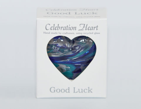 GOOD LUCK CELEBRATION HEART 7CM