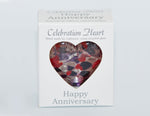 HAPPY ANNIVERSARY CELEBRATION HEART 7CM