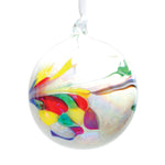 MINI FRIENDSHIP GLOBE 6CM WHITE