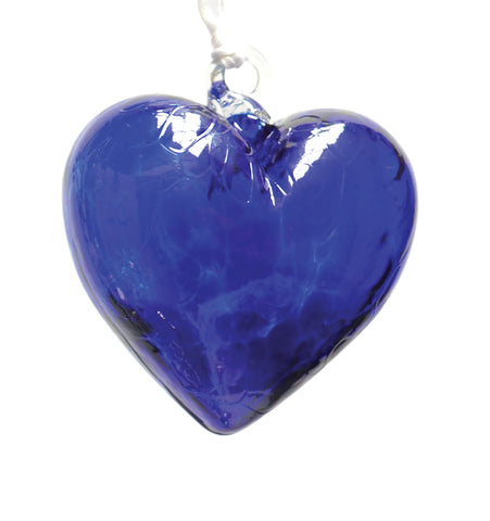 FRIENDSHIP HEART 7CM BLUE