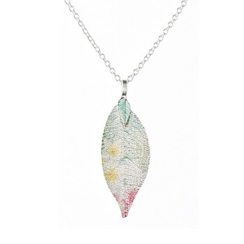 LP08 LEAF PENDANT BLUE PASTELS