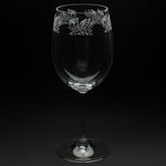 WELSH DRAGON PLAIN S38 WINE GLASS