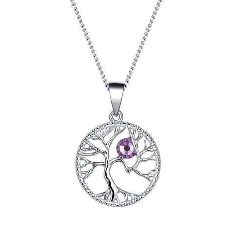 BTL06 SWAROVSKI BIRTHSTONE TREE OF LIFE JUNE ALEXANDRITE