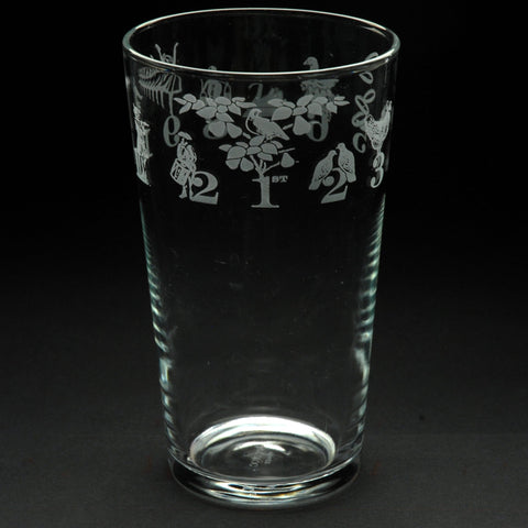 12 DAYS OF XMAS T29 BEER GLASS