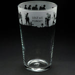 LEST WE FORGET T29 BEER GLASS